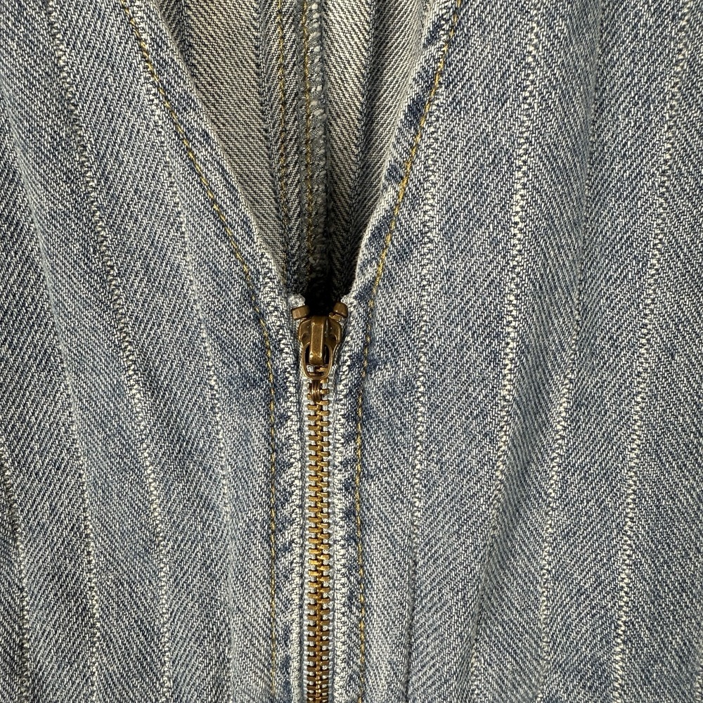 Forever 21 Tank Dress Denim Short Medium Wash Size Large - Picture 3 of 5